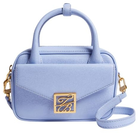 Ted Baker Anibell Detail Mini Leather Crossbody Bag It - Blue