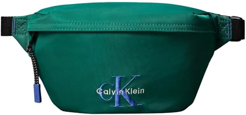 Calvin Klein Herren Bauchtasche Bold mit Logo, Grün (Enchanted Forest), Einheitsgröße