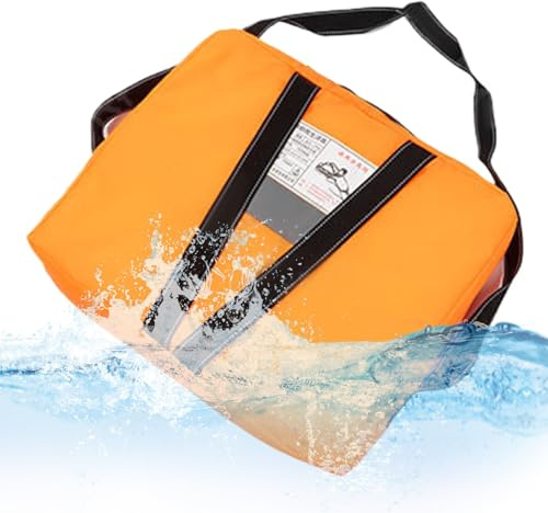 Schwimmkissen für Boot – Einweg-Rettungsring für Meeresschwimmen, Sicherheitsausrüstung, faltbar, für Kanu und Pool