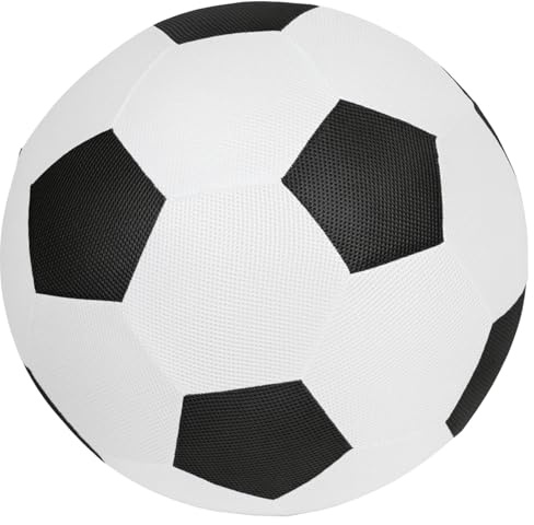 BURI XXL Meshboll jätteboll 50 cm stor | mjuk nätboll, uppblåsbar | tygboll, nätboll för barn, vuxna och seniorer | sportboll, träningsboll