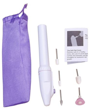 WEKADRIN Poncteur Ongles Portable Électrique Outil De Polissage Pour Manucure Polisseuse à Ongles Compacte