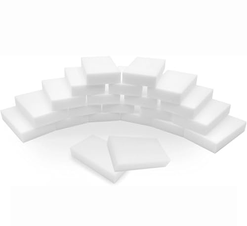 Vibronova 20 Piezas Borrador Mágico – Esponja Mágica para Cocina y Zapatos – Goma Limpiadora con Alta Eficacia, Elimina Manchas Difíciles, Ideal para Limpieza Doméstica