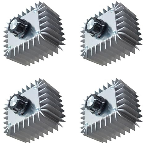 Tacdas 4X Regulador de Voltaje AC 220V 5000W SCR, Controlador de Velocidad del Motor, Regulador de Intensidad de Luz, Termostato, Controlador de Velocidad del Motor de 5000W