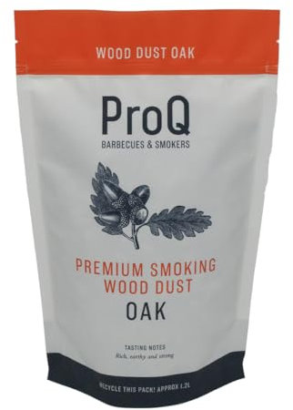 ProQ Premium Smoking Wood Dust (3 x 1.2L Pack) - Food Smoker Dust - Cold Smoking Dust - Oak
