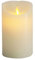 Furein - Candele a LED in cera naturale, con fiamma a LED, per decorare la casa, il ristorante, il luogo di lavoro, l’ufficio per un’atmosfera romantica, senza fiamma , sicura 10x7cm