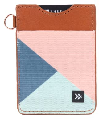 Thread Wallets Ultra Slim Card Holder Wallet - Slim Wallet for Men & Women - Minimalist Wallets - Small Wallet - Modern Credit Card Organizer Mini Wallet, Fine Line, Casual