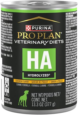 Pro Plan Veterinary Diets Purina HA Hydrolyzed Chicken Flavor Canine Formula Adult Wet Dog Food - (Pack of 12) 13.3 oz. Cans