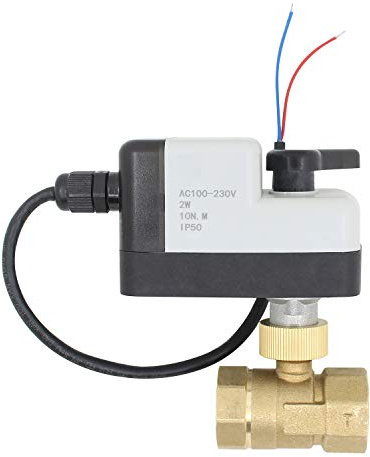 100~230V 2 Drähte - 2 wege motorkugelhahn nc stromlos geschlossen - zwei wege motorventil 1/2 3/4 1 1-1/4 1-1/2 2 zoll (DN25-1 zoll)