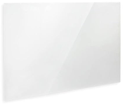 Allpax Infrarot Glasheizung Weiss 450 Watt - 80 x 60 x 1,2 cm - Wandmontage - TÜV geprüft - edle Optik, Kleiner Preis - Thermostate optional erhältlich
