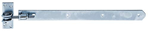 Alberts 318321 Ladenband | gerade, Abschluss abgerundet, verstellbar um 30 mm | galvanisch blau verzinkt | 460 x 40 mm