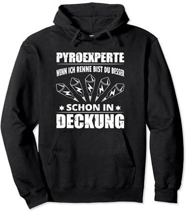 Feuerwerk Raketen Pyro rennt Pullover Hoodie