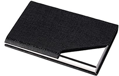 Gatuida Namensfall Visitenkartenspender. Firmennamenhalter Luxus-pu-Leder & Edelstahl Multi Geschäftskoffer Aus Leder Kartenetui Aus Edelstahl Gasthalter Bindemittel Fräulein Einzigartig