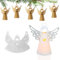 Troqueles Ángel para Hacer Adornos Navidad Colgantes y Manualidades - Árbol de Navidad (Ángel)
