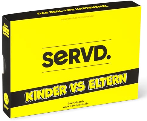 SERVD - Kinder Vs Eltern - Das Real-Life Familien-Kartenspiel