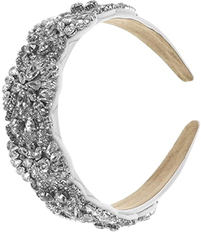 Housoutil Cerchietto Padded Glitter Roccocò Per Donne Accessorio Per Matrimoni e Feste e Antiscivolo Per e Speciali