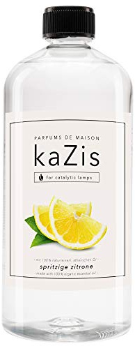 KAZIS® I Zitrone I 1 Liter I Für jede katalytische Lampe I Raumduft I Verbene