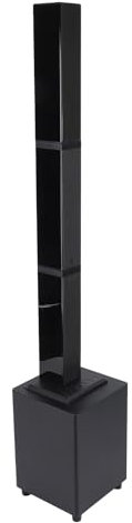 ASHATA Altavoz de Iluminación Ambiental RGB, Altavoz BT Sonido 3D Control Remoto Iluminación Ambiental RGB Altavoz Inalámbrico Bluetooth 5.0 con Subwoofer para TV Juegos de Computadora