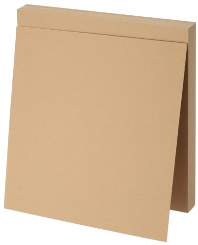 PATIKIL Chipboard Book Board, 11 x 11 Inch 30 PT 35 Pcs Thick Chipboard Kraft Paper Sheets Bookbinding Making Supplies Kit for Designer Craft Book Binding Cover Backing Craft, Wood