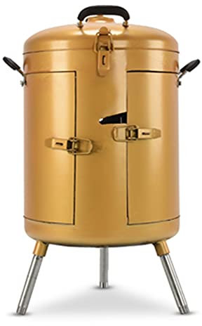 Cylindre de barbecue sans fumée - Épais respectueux de l'environnement - Poêle à charbon de bois d'extérieur pour poulet et plats braisés