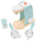 QUMIIRITY Interactive Kitchen Toy Set Wooden Kitchen Appliance Toys for Toddlers