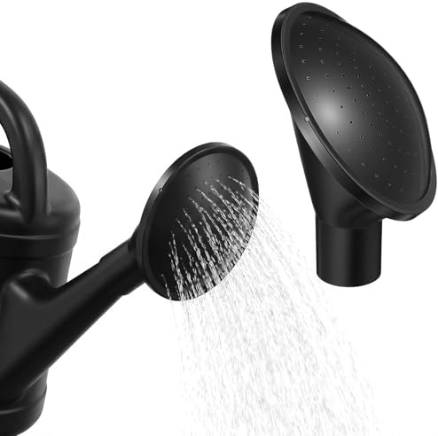 2Pcs Watering Can Rose Head, Universal Replacement Sprinkler Nozzle for Garden Outdoor Cans, Plastic Spray Spout Attachment for Seedlings & Plants (Fits 2.3cm Spout Only)