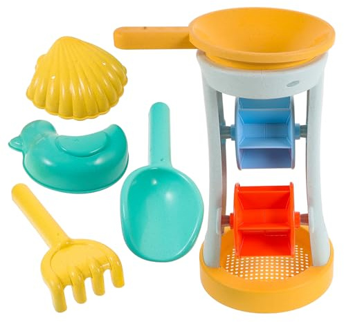 Hohopeti Giochi da Spiaggia per Secchio e Palette Colorate Interattivo per Sabbia Sicuro e Leggero per Giardino Sabbiera Regalo per Migliorare Coordinazione e Abilità Manuali