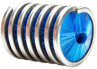 ALCXAZS Limpiador de Cuerdas de Escalada, Accesorio Limpieza Duradero Mano, Herramientas limpiadoras Correa, Accesorios espeleología, Dispositivo para Limpio, Azul