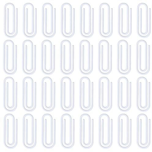 60 st tomma sublimeringspapper, 7,6 x 3 cm ovala vita akrylämnen med värmeöverföringsbeläggning, 3 mm tjocka gör-det-själv-bokmärken eller pappersklipp, 7,59 x 2,99 cm, för personliga kontorsmaterial