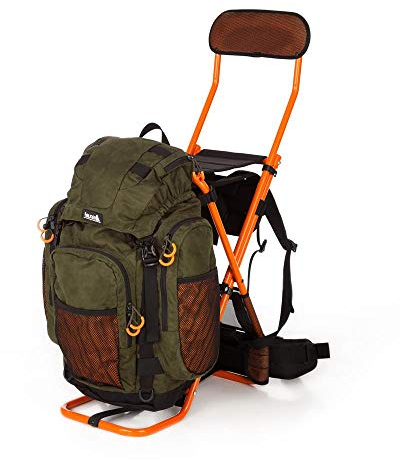 FAUNA Drückjagd-Rucksack Sitzrucksack BJÖRNEN EVO mit Rückenlehne orange