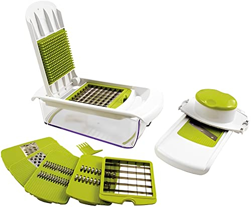 Eurotel Affettatrice per mandolina multifunzione, 7 coppette