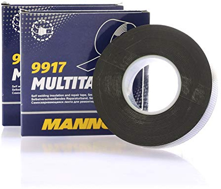 MANNOL 2X 9917 Multitape Isolierband Reparaturband Selbstverschweißend Klebeband