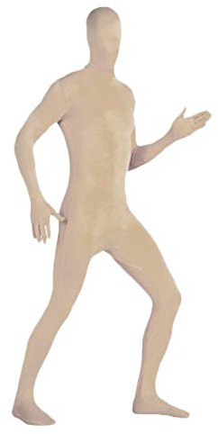 Zebery Body de disfraz para hombre, mallas de cuerpo completo para hombre, traje de elastano para Halloween, disfraz de cosplay, Color de la piel, XXXL