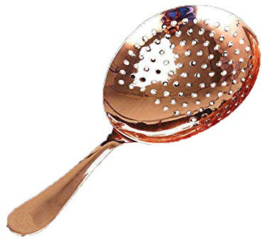 tooloflife Passoire écumoire, écumoire en acier inoxydable, écumoire fendue pour barman, écumoire de cuisine, cuillère passoire, louche, cuillère à fente pour cuisine