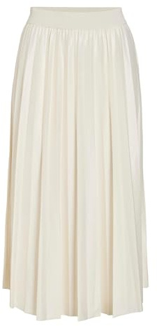 Vila Vinitban Midi Noos Jupe pour Femme, Bouleau, XS