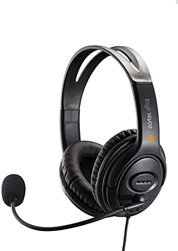 eartec office Cisco SPA303G, SPA501G, SPA504G, SPA508G, SPA512, SPA514 & SPA525G Call Centre Headset with 2.5mm Jack Lead + Noise Cancelling Mic as Mono or Duo (250DSPA)