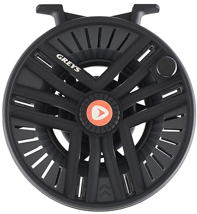 Greys Fin Cassette Fly Fishing Reel | Versatile Freshwater Fly Reel for Salmon and Trout | Large Arbor Cassette System | Full Disc Drag Performance with Two Spare Spools | 5/6