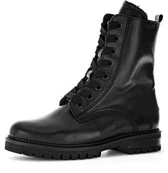Gabor Damen Combat Boots, Frauen Stiefeletten,Komfortable Mehrweite (H)