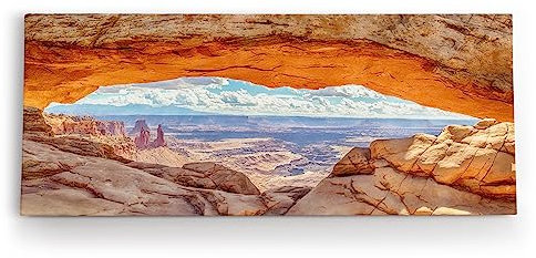 Paul Sinus Wandbild 120x50cm Grand Canyon USA Grotte Felsen Berge Horizont