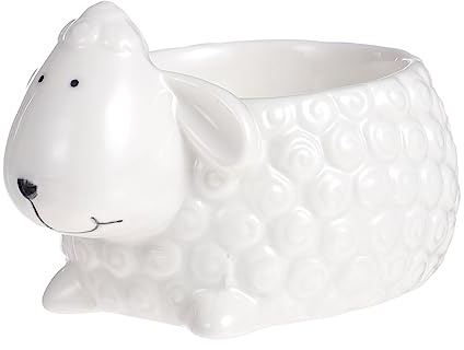 BESTonZON 1pezzi Ciotola in Ceramica Forma Di Animale Da Cartone Animato Contenitore Per Alimenti Per Casa Per Zuppe Insalate Cereali Frutta e Conservazione
