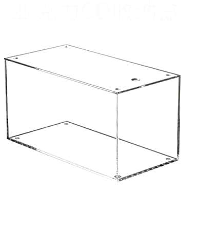 GLigeT CD Halter Acryl-CD-Aufbewahrungsbox, Heim-DVD-Aufbewahrung, Disc-Box, Album-Finishing-Aufbewahrungsbox-Rack DVD Halter