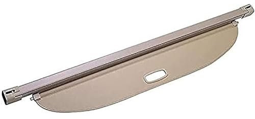 StRoux Auto Laderaumabdeckung Kofferraum Hutablage für VW Golf 7 2014-2018, Einziehbarer Hintere Kofferraumabdeckun Rollo Cargo Cover Privatsphäre Schutz Zubehör,B/Beige