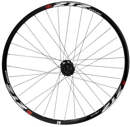 ZTZ Juego de Ruedas de Bicicleta de Montaña de 26, 27.5 y 29 Pulgadas, Llanta de Aleación de Aluminio Ultraligera 32H, Alta Resistencia, Freno de Disco