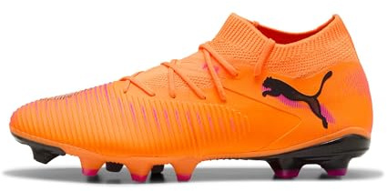 Puma Future 8 Match FG/AgSoccer - Tenis Unisex, Heat Fire Puma Black Ravish, 45 EU