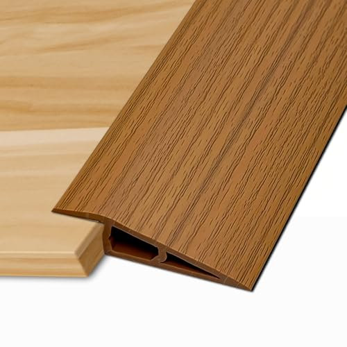Übergangsleiste - Übergangsprofil Laminat - Schutzleiste - Türleiste Selbstklebend - Höhen-AusgleichsprofilFüR SchwellenüBergäNge Von 0.39-0.59in HöHe(Orange,3.3ft)