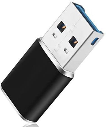 Krytavo Adattatore per Lettore di Schede di Memoria Mini USB 3.0 in Alluminio per Scheda Micro-SD/Adattatore per Lettore di Schede TF Pc Computer Laptop