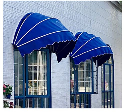Baldacchino retrattile per pergola per tetto esterno per porta d'ingresso protezione UV facile installazione copertura tenda a cupola in poliestere