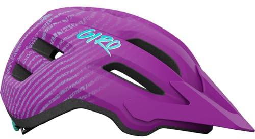 Giro Fixture II (UY) - Erstklassiger Mountainbike-Stil für Schotterabenteuer & Singletrails, verstellbare Passform, Gute Belüftung, Schutz, Farbe: Purple, Größe: UY
