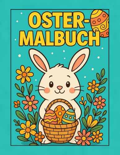 Oster-Malbuch für Kinder: 20 + Ausmalbilder & Mandalas für Kinder + 5 Osterrätsel mit Lösungen