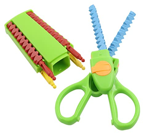 Set di 9 paia di forbici decorative per carta, ideali per fai da te, taglio di bordi di carta, scrapbooking, quilling e disegni per bambini, per scuola, cancelleria, ufficio, adulti