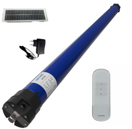 AMT45BE Motor de persiana con bateria y mando para eje de 60 mm
